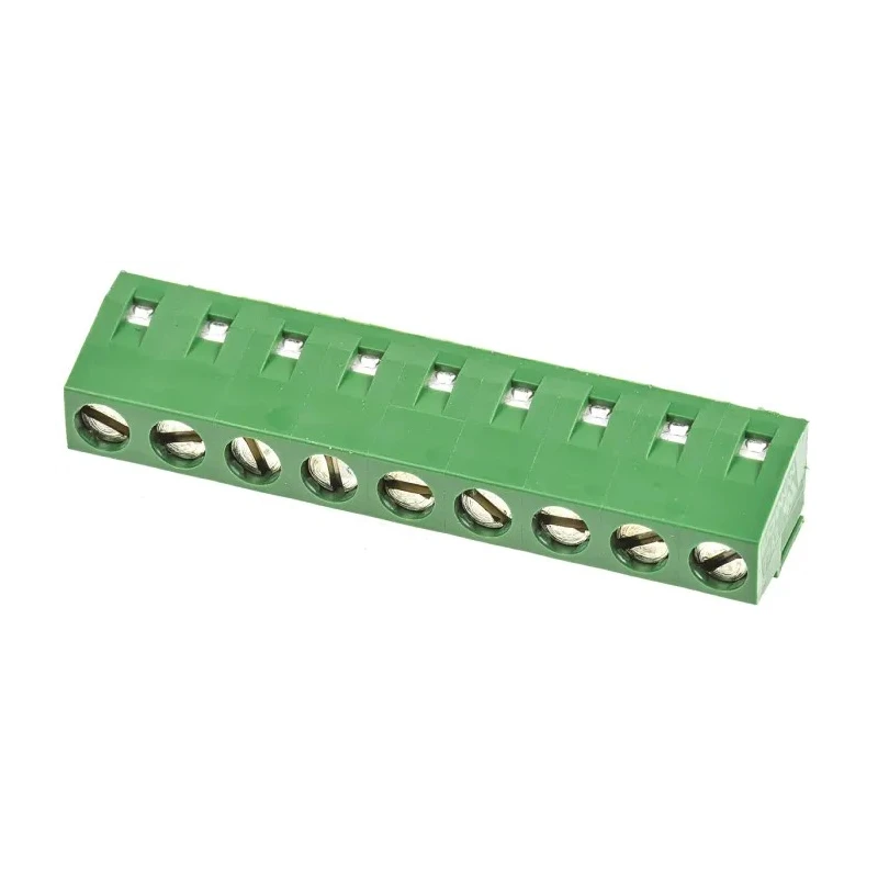 TE Connectivity Buchanan Series PCB Terminal Block, 9-Contact, 5 mm Pitch, 1 Row, Male Connector, 300V AC, 13.5A 282836-9