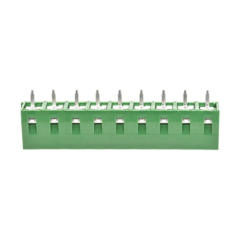 TE Connectivity Buchanan Series PCB Terminal Block, 9-Contact, 5 mm Pitch, 1 Row, Male Connector, 300V AC, 13.5A 282836-9