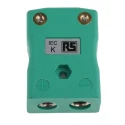 RS PRO Thermocouple Connector for Use with Type K Thermocouple, RoHS Compliant, IEC Standard 363-0008