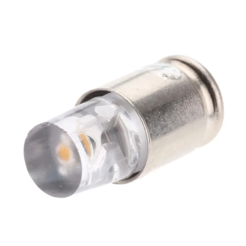 Marl White Indicator Lamp Single Chip, Midget Groove Base, 4.9 mm Diameter 205-993-23-38