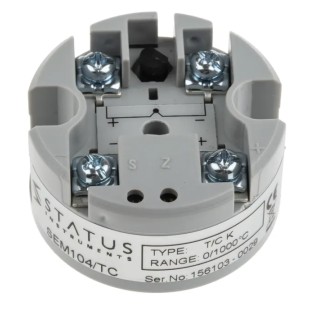 RS PRO Temperature Transmitter K Type Thermocouple Input 0°C to 70°C, Output 4 to 20 mA, 30V DC 363-0222