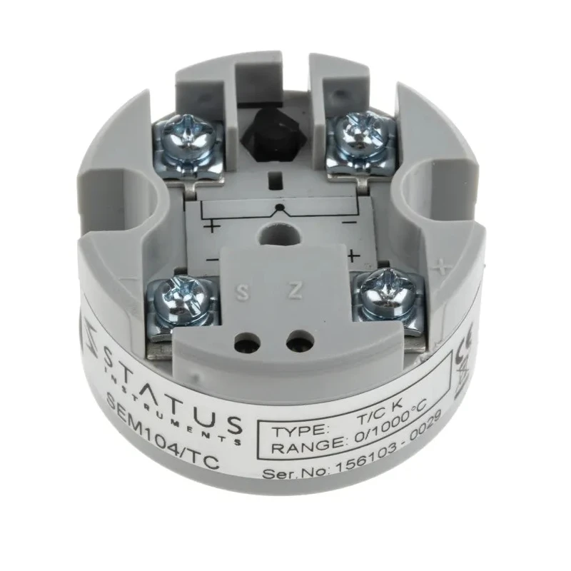 RS PRO Temperature Transmitter K Type Thermocouple Input 0°C to 70°C, Output 4 to 20 mA, 30V DC 363-0222