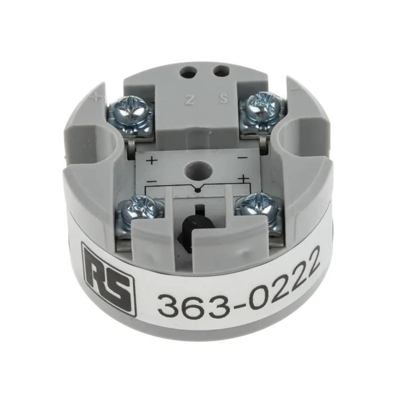 RS PRO Temperature Transmitter K Type Thermocouple Input 0°C to 70°C, Output 4 to 20 mA, 30V DC 363-0222