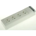 Legrand 16A 250V AC 4 Gang Trailing Socket Type E 0 506 10