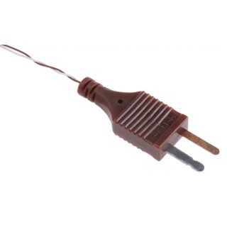RS PRO Type T Exposed Junction Thermocouple 1 m Length, 1 mm Diameter, -75 °C to 250 °C Temperature Range