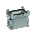 HARTING Heavy Duty Power Connector Hood 2 Lever Surface Mount Die Cast Aluminium IP65 32A 09200320230