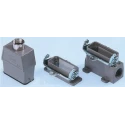 HARTING Han A Range Heavy Duty Power Connector Housing 10A 1 Lever Surface Mount Die Cast Aluminium IP65 09200100291