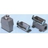 HARTING Han A Range Heavy Duty Power Connector Housing 10A 1 Lever Surface Mount Die Cast Aluminium IP65 09200100291