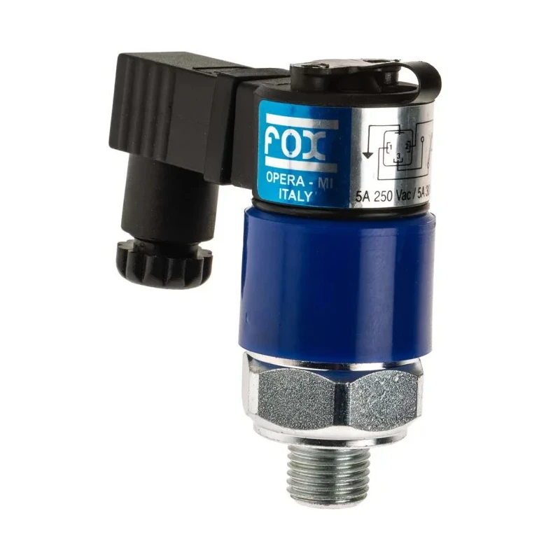 RS PRO Durable Steel Positive Pressure Switch NC 30 bar to 250 bar 250V AC for Hydraulic and Pneumatic Systems 363-6006