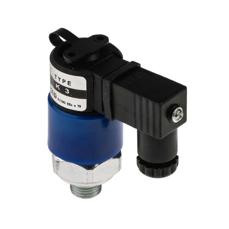 RS PRO Durable Steel Positive Pressure Switch NC 30 bar to 250 bar 250V AC for Hydraulic and Pneumatic Systems 363-6006