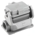 HARTING Han B Range Heavy Duty Power Connector Housing Surface Mount Die Cast Aluminium IP65 1 Lever 6B 09300061256