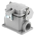 HARTING Han B Range Heavy Duty Power Connector Housing Surface Mount Die Cast Aluminium IP65 1 Lever 6B 09300061256
