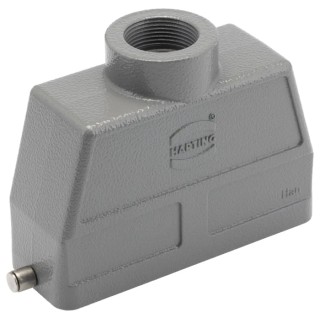 HARTING Heavy Duty Power Connector Hood Han B Series Die Cast Aluminium Body IP65 1 Lever Locking 24B 09300240440