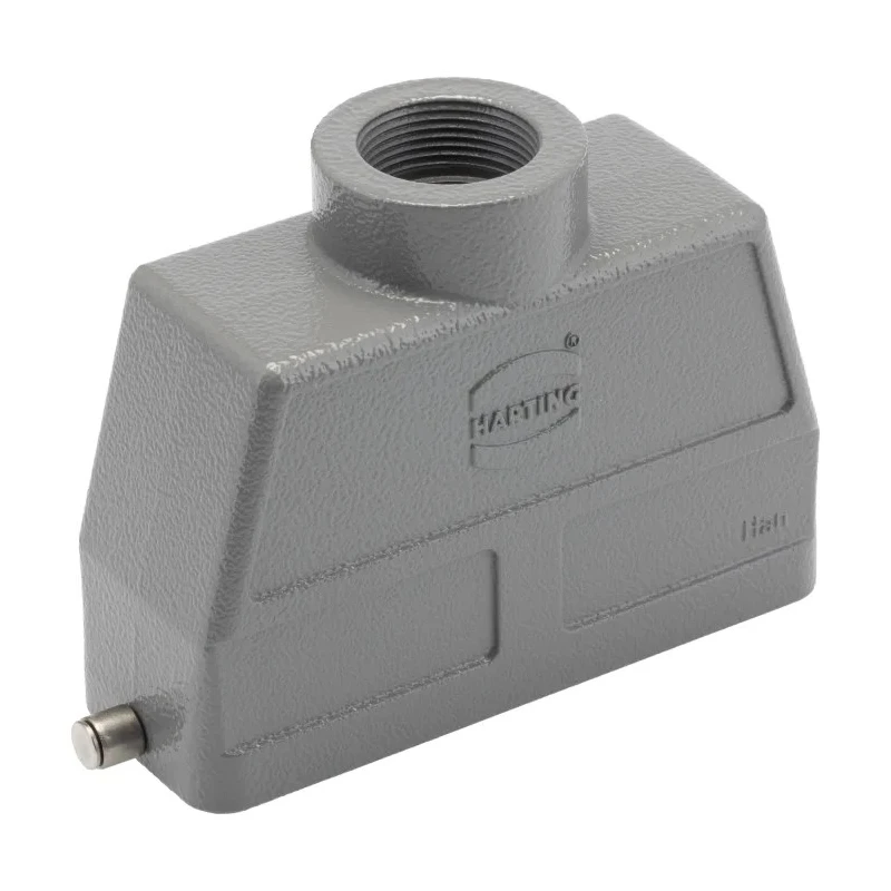 HARTING Heavy Duty Power Connector Hood Han B Series Die Cast Aluminium Body IP65 1 Lever Locking 24B 09300240440