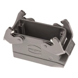 HARTING Han B Range Heavy Duty Power Connector Hood 2 Lever 16B Die Cast Aluminium IP65 09300161530
