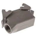 HARTING Han B Range Heavy Duty Power Connector Hood 2 Lever 16B Die Cast Aluminium IP65 09300161530