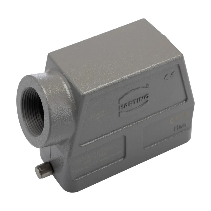 HARTING Han B Range Heavy Duty Power Connector Hood, Die Cast Aluminium, IP65, 1 Lever, 16B 09300160540
