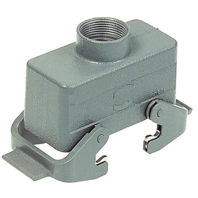 HARTING Han B Range Heavy Duty Power Connector Hood 2 Lever Die Cast Aluminium IP65 IP66 IP67 24B 09300241431