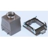 HARTING Han B Range Heavy Duty Power Connector Hood 2 Lever Surface Mount, 32+E Pole Format, Metal Body, PG36 0930032073201