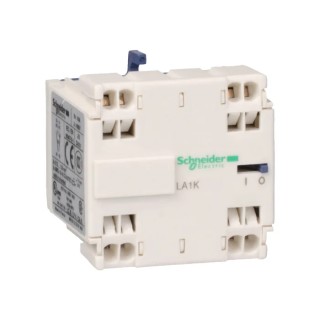 Schneider Electric Auxiliary Contact, 2 Contact, 1 NO/1 NC, 10 A, 600V AC, Front Mount LA1KN113