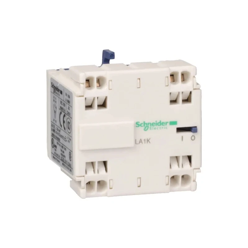 Schneider Electric Auxiliary Contact, 2 Contact, 1 NO/1 NC, 10 A, 600V AC, Front Mount LA1KN113