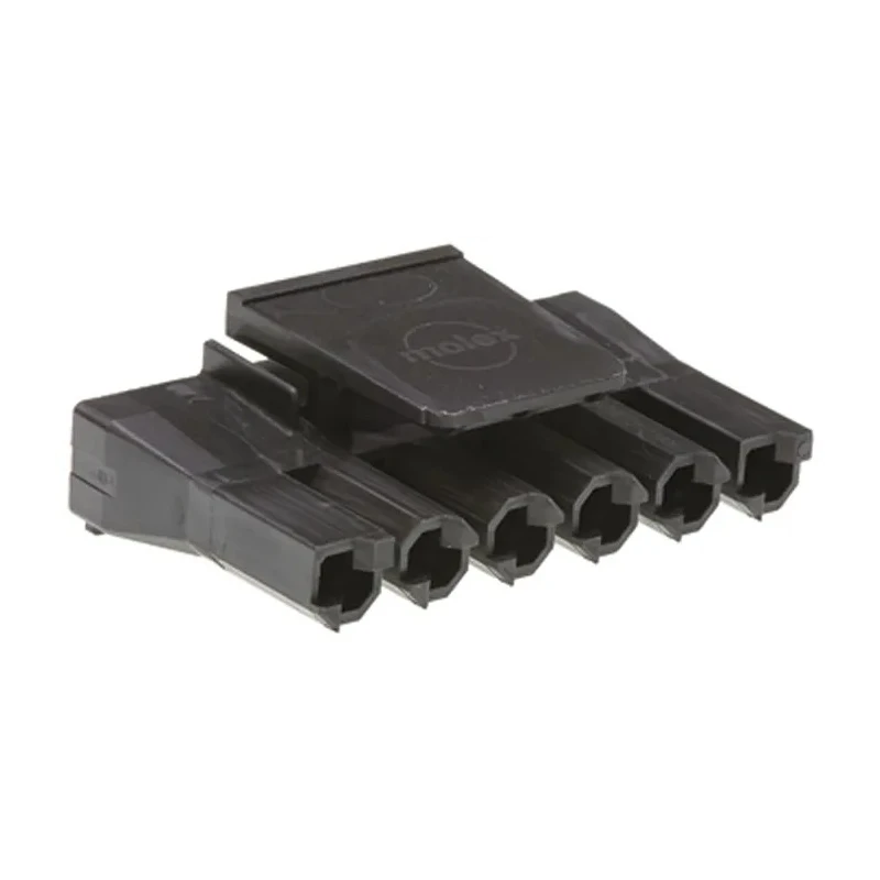 Molex Sabre Female Connector Housing, 7.5 mm Pitch, 6 Contacts, 1 Row Straight Nylon Cable Mount 44441-2006