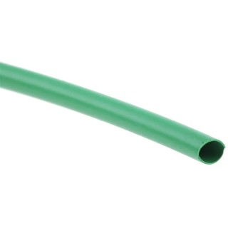 TE Connectivity Heat Shrink Tubing Green 3.2 mm Sleeve Diameter x 1.2 m Length 2:1 Shrink Ratio RNF-100-1/8-5-STK