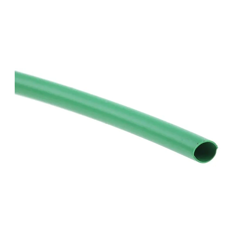 TE Connectivity Heat Shrink Tubing Green 3.2 mm Sleeve Diameter x 1.2 m Length 2:1 Shrink Ratio RNF-100-1/8-5-STK