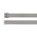 HellermannTyton Cable Tie Roller Ball Metallic 316 Stainless Steel, 838 mm x 12.3 mm, 2700N 111-95339 MBT33XH-SS316-ML