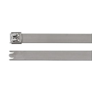 HellermannTyton Cable Tie Roller Ball Metallic 316 Stainless Steel, 838 mm x 12.3 mm, 2700N 111-95339 MBT33XH-SS316-ML