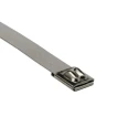 HellermannTyton Cable Tie Roller Ball Metallic 316 Stainless Steel, 838 mm x 12.3 mm, 2700N 111-95339 MBT33XH-SS316-ML
