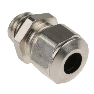 SES Sterling A1 Series Metallic Nickel Plated Brass Cable Gland M8 Thread 3.5-5 mm IP68, IP69K A1000.08.050