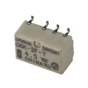 Omron Signal Relay PCB Mount, 4.5V DC Coil, 1A Switching Current, DPDT Contact Configuration G6K-2F-Y 4.5DC