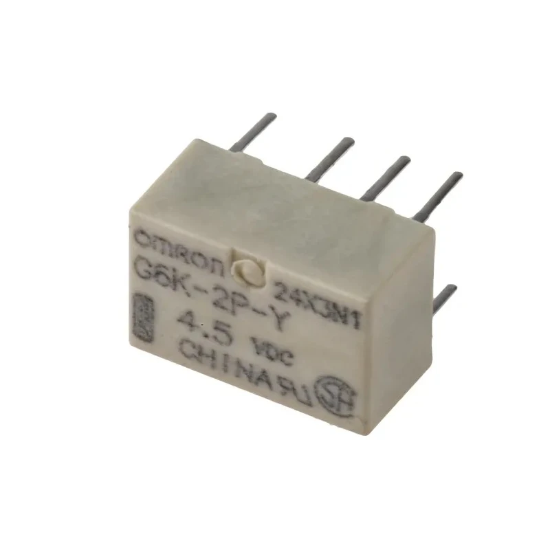 Omron PCB Signal Relay 4.5V DC Coil, 1A Switching Current, Double Pole Double Throw DPDT, Model G6K-2P-Y 4.5DC