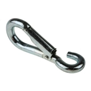 RS PRO Zinc-Plated Steel Spring Hook Chain Link 56 mm Length 470-743