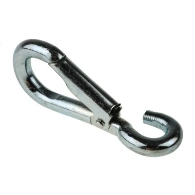 RS PRO Zinc-Plated Steel Spring Hook Chain Link 56 mm Length 470-743
