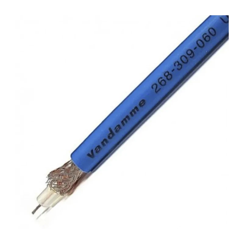 Van Damme Standard 75 Series SDI Coaxial Cable RG59 500 m 75 Ω Unterminated 7AWG 6.15mm Diameter 