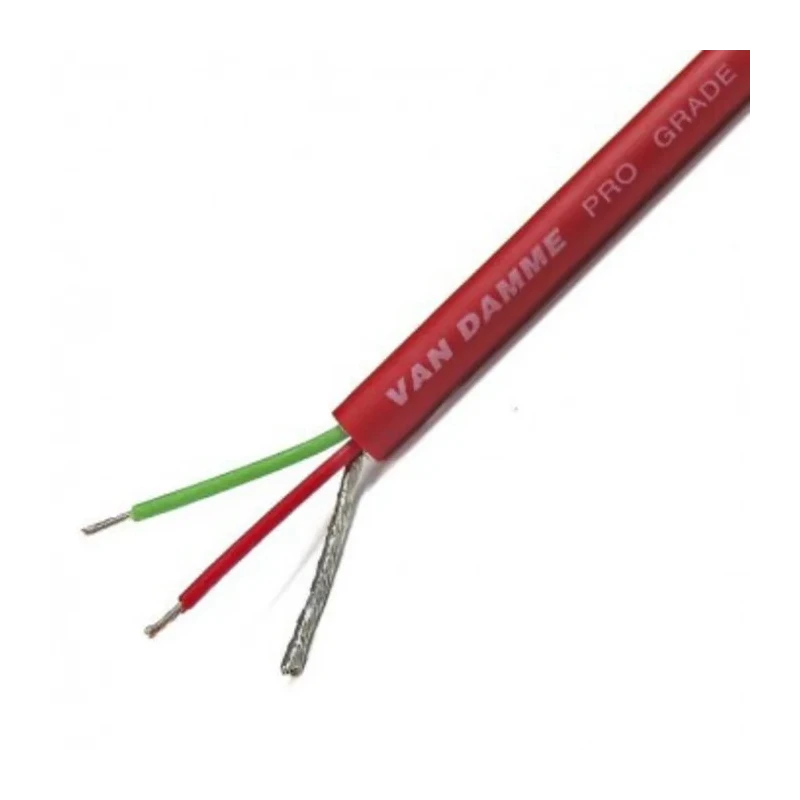 Van Damme Classic Pro-Patch Series 2 Core Screened Audio Cable 4.85 mm OD 100 m 250V 268-009-020