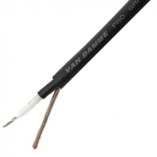 Van Damme Classic Patch Series Screened Audio Cable 100 m Length Black Polyvinyl Chloride Jacket 268-005-000