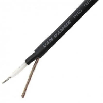 Van Damme Classic Patch Series Screened Audio Cable 100 m Length Black Polyvinyl Chloride Jacket 268-005-000