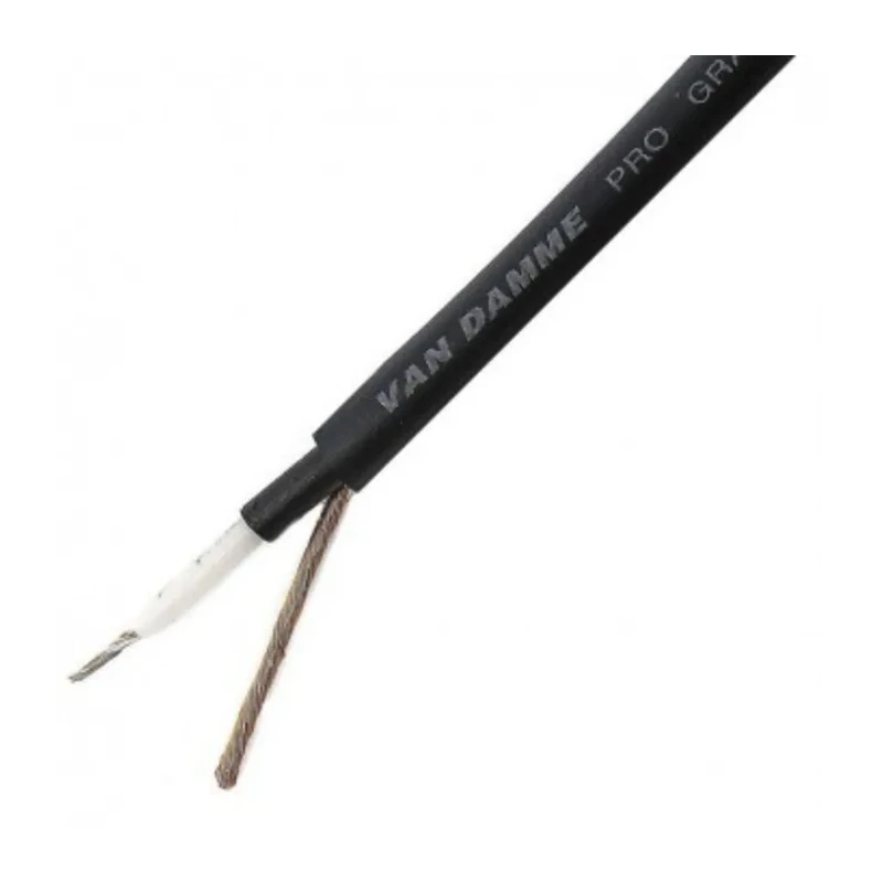 Van Damme Classic Patch Series Screened Audio Cable 100 m Length Black Polyvinyl Chloride Jacket 268-005-000