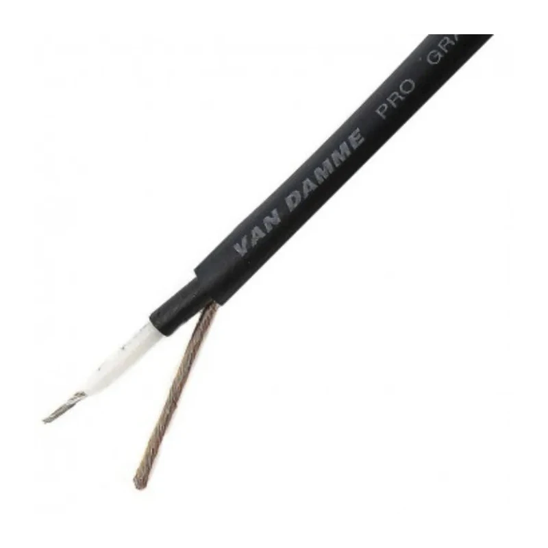 Van Damme Classic Patch Series Screened Audio Cable 100 m Length Black Polyvinyl Chloride Jacket 268-005-000