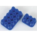 TE Connectivity Series Connector Seal, 10A Current, Blue, Crimp Termination, 28 AWG Min Wire Size, 18 AWG Max Wire Size HDP20
