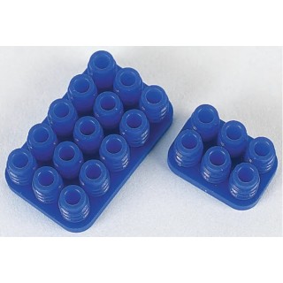 TE Connectivity Series Connector Seal, 10A Current, Blue, Crimp Termination, 28 AWG Min Wire Size, 18 AWG Max Wire Size HDP20