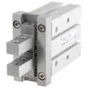 SMC Pneumatic 2 Finger Double Acting Action Parallel Gripper, Bore 25mm, Stroke 14mm, MHZ2-25DN
