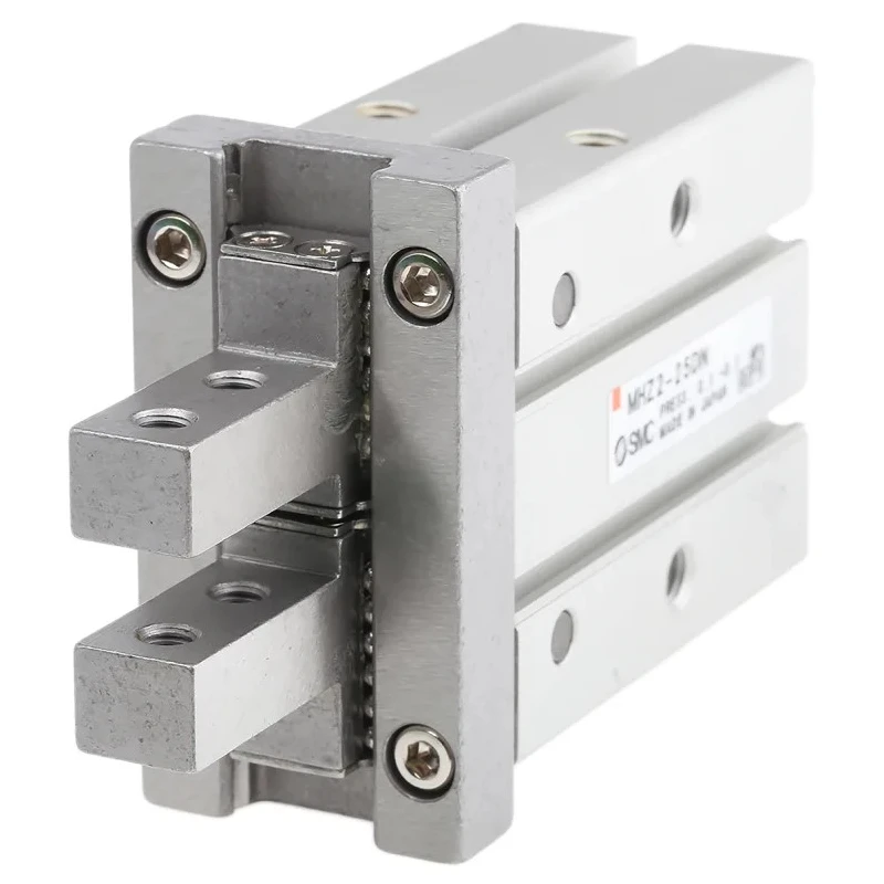 SMC Pneumatic 2 Finger Double Acting Action Parallel Gripper, Bore 25mm, Stroke 14mm, MHZ2-25DN
