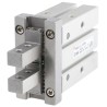 SMC Pneumatic 2 Finger Double Acting Action Parallel Gripper, Bore 25mm, Stroke 14mm, MHZ2-25DN