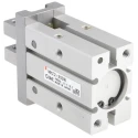 SMC Pneumatic 2 Finger Double Acting Action Parallel Gripper, Bore 25mm, Stroke 14mm, MHZ2-25DN