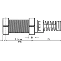 ACE Foot Mounting Kit Series S with Two Mounting Flanges and Fixing Screws S33