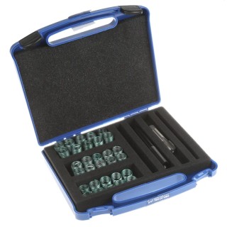 Böllhoff 34 Piece Thread Repair Kit Metric ISO Thread Repair Kit with HSS Hand Tap and Installation Mandrel 41851160000